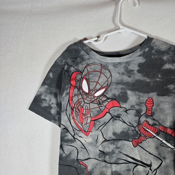 Marvel Boys Youth Grey, White, RedSpider-Man Graphic T-Shirt Small 6/7 - Picture 5 of 10